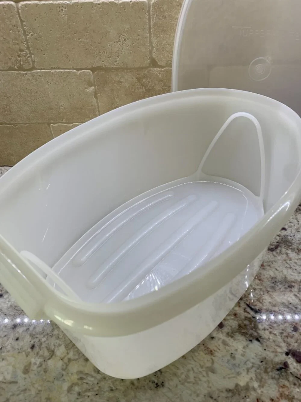 Vintage Tupperware Flavor Savor storage keeper - EUC